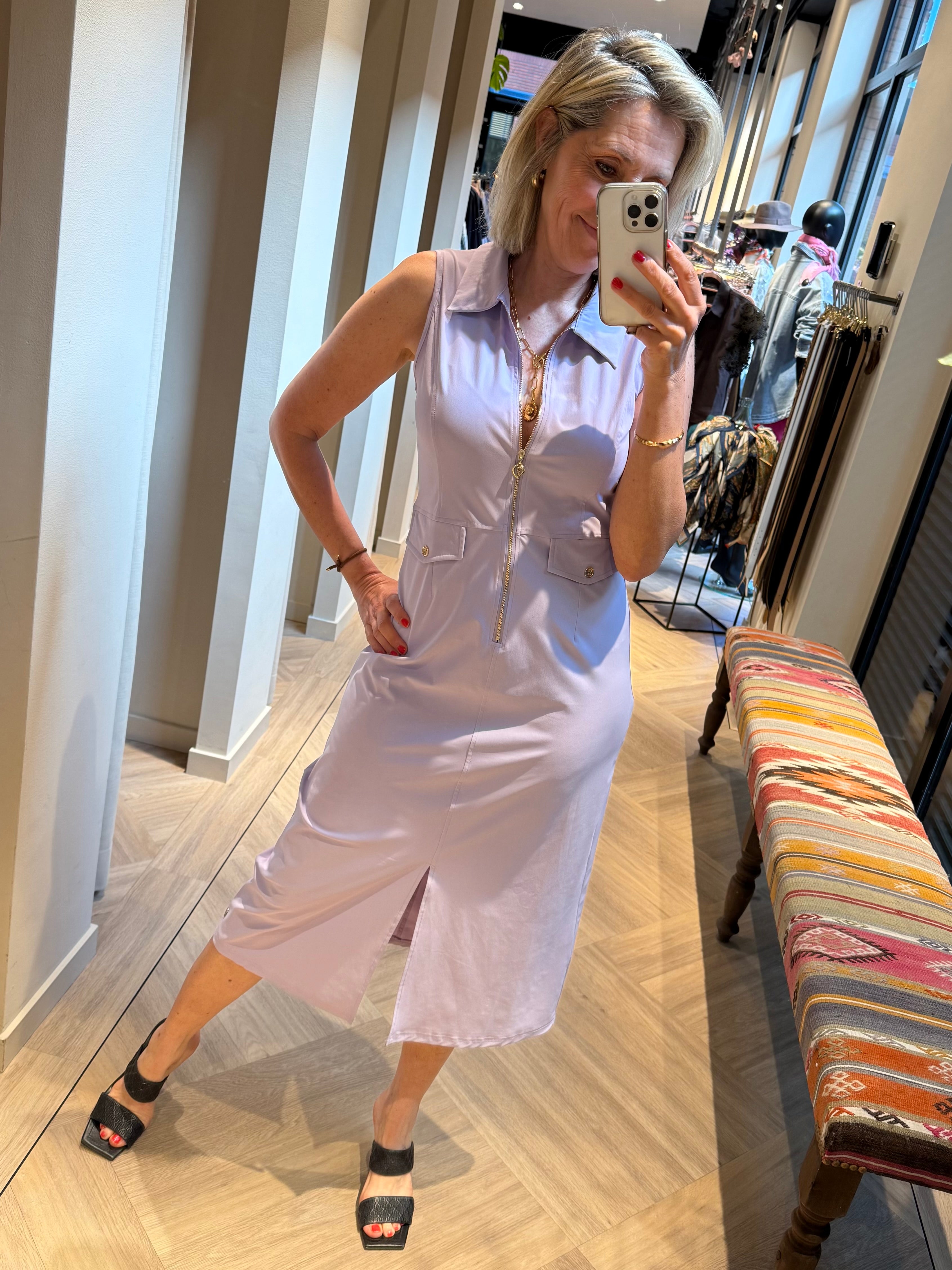 Triple Nine - Travel Jurk Melina Lila - 51806 Jurk - Est Voilà