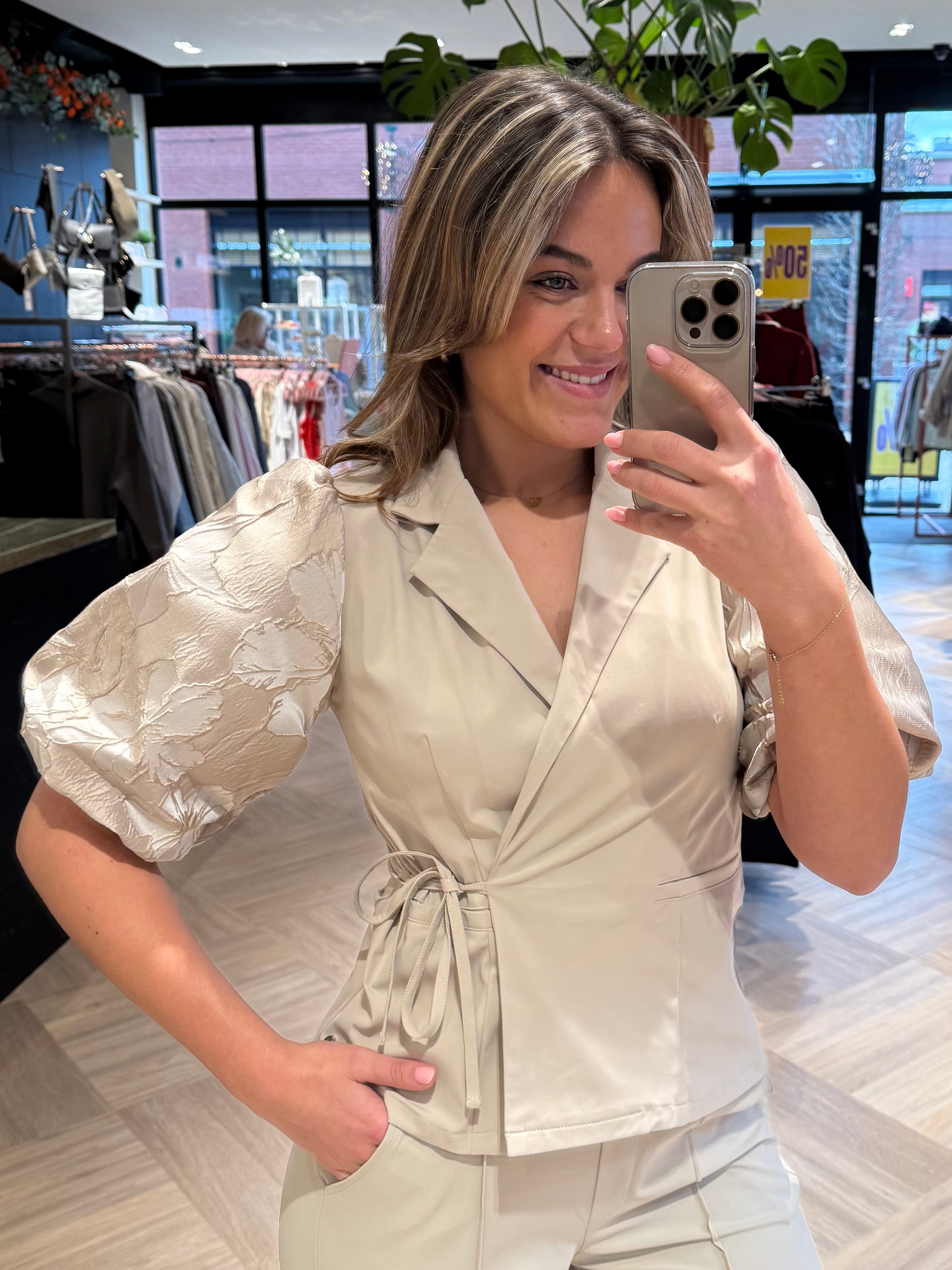 Triple Nine - Travel Blazer Léa Beige - 3910 Blazer - Est Voilà