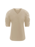 Triple Nine - Travel Top Ruth Beige - 6949 top - Est Voilà