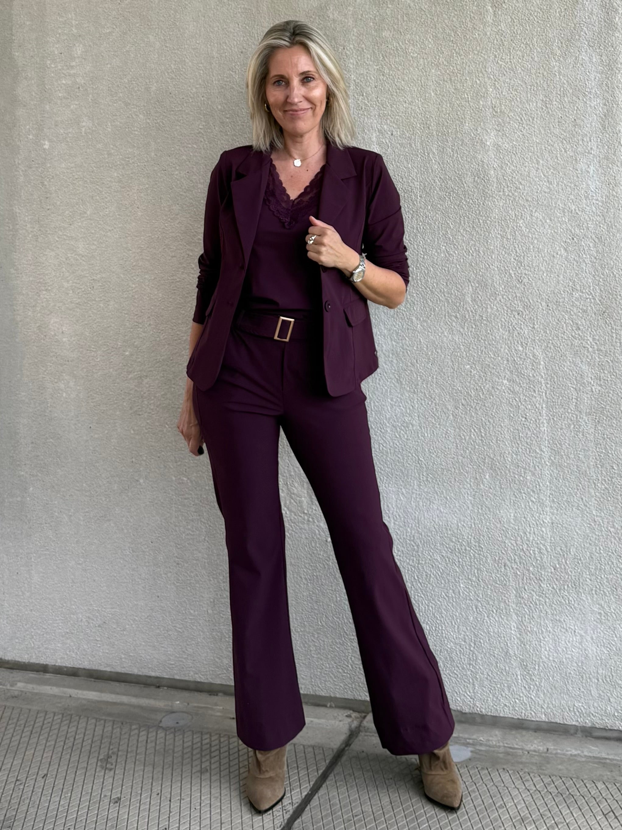 Triple Nine - Travel Blazer Francis Aubergine - 3101 Blazer - Est Voilà