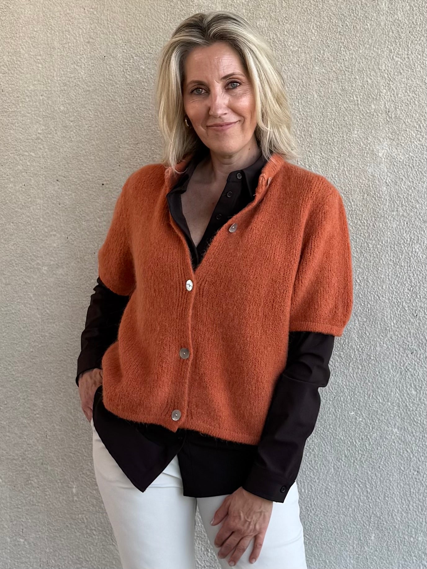 Triple Nine - Alpaca Vest Charlie Brique Vest - Est Voilà