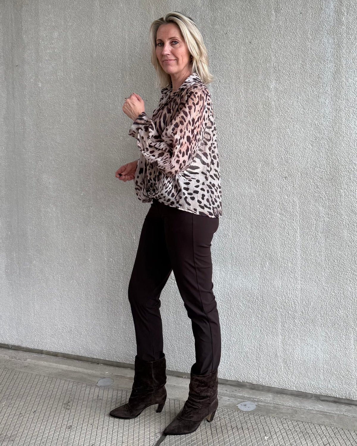 Blouse Dani Luipaard Dessin - Peet kleding