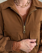 Triple Nine - Cashmere Top Lou Lou Caramel - 9003 Top - Est Voilà