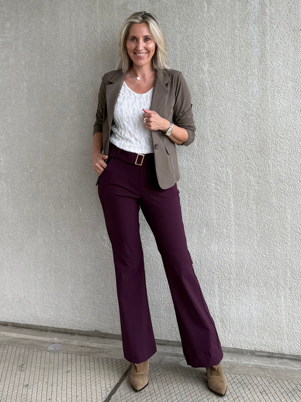 Triple Nine - Travel Blazer Francis Taupe - 3101 Blazer - Est Voilà
