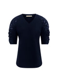 Triple Nine - Travel Top Ruth Navy - 6949 top - Est Voilà