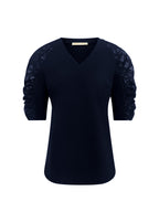 Triple Nine - Travel Top Ruth Navy - 6949 top - Est Voilà