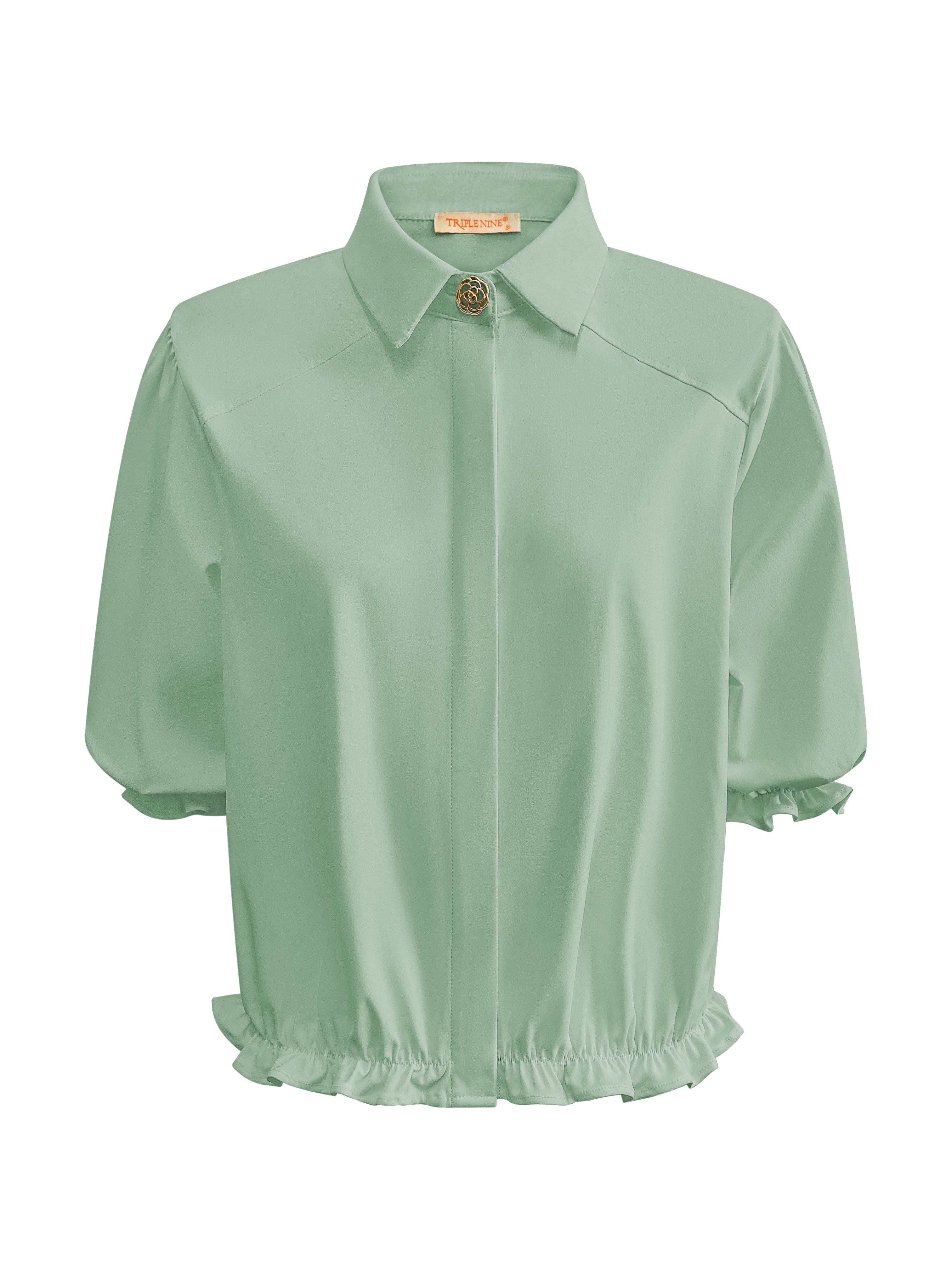 Triple Nine - Travel Blouse Dorée Salie - 5941 blouse - Est Voilà