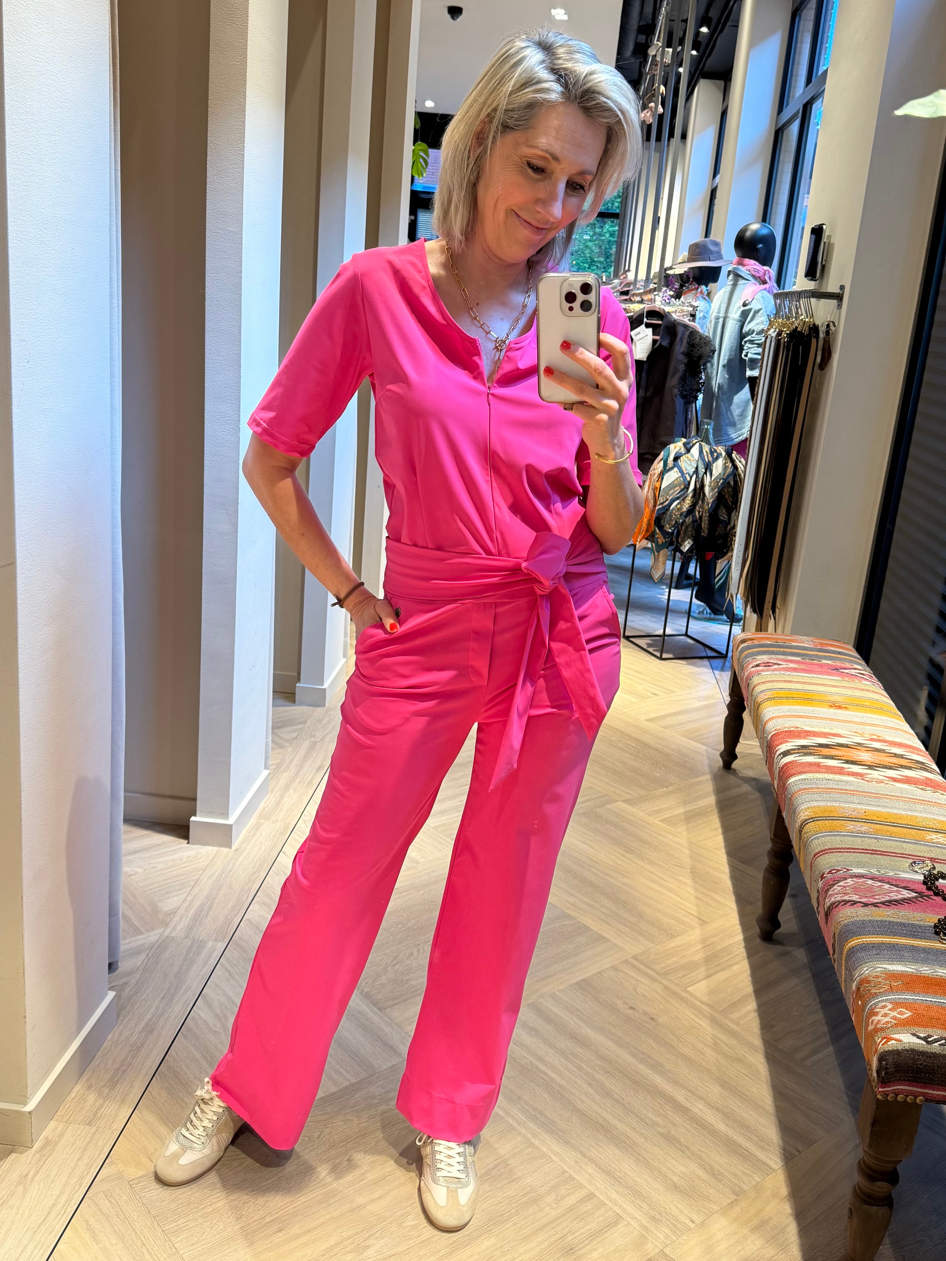 Triple Nine - Travel Jumpsuit Mila Fuchsia - 51908 Jumpsuit - Est Voilà