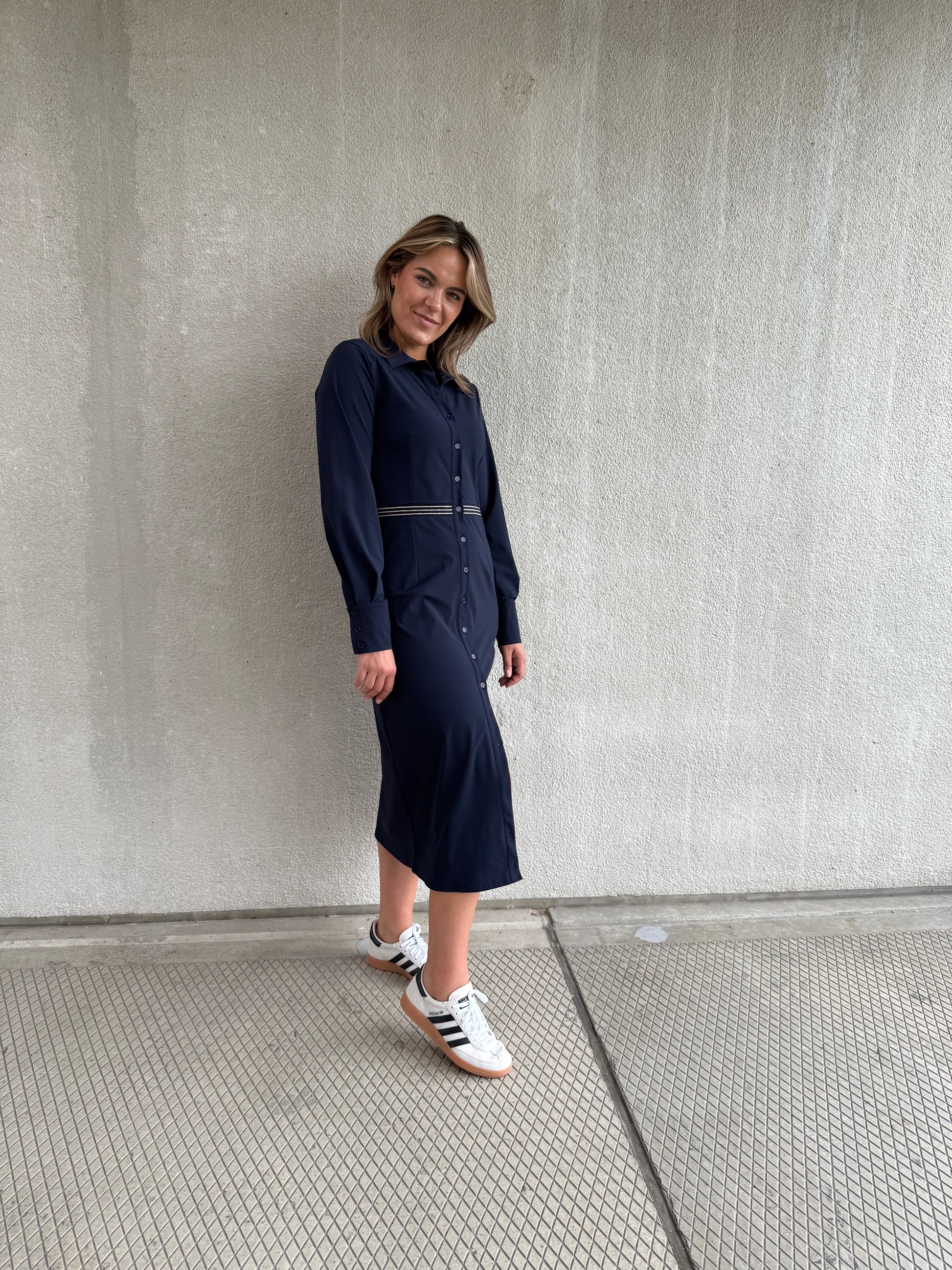 Triple Nine - Travel Jurk Cameron Navy - 51811