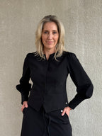 Travel Jacket Milly Zwart - 3905 Blazer - Est Voilà