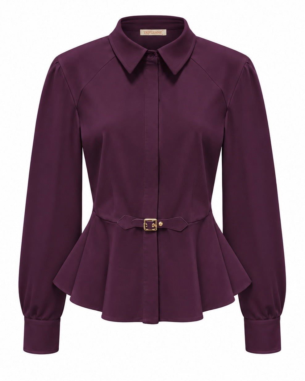 Triple Nine - Travel Blouse Simona Aubergine - 5950 Sjaals - Est Voilà