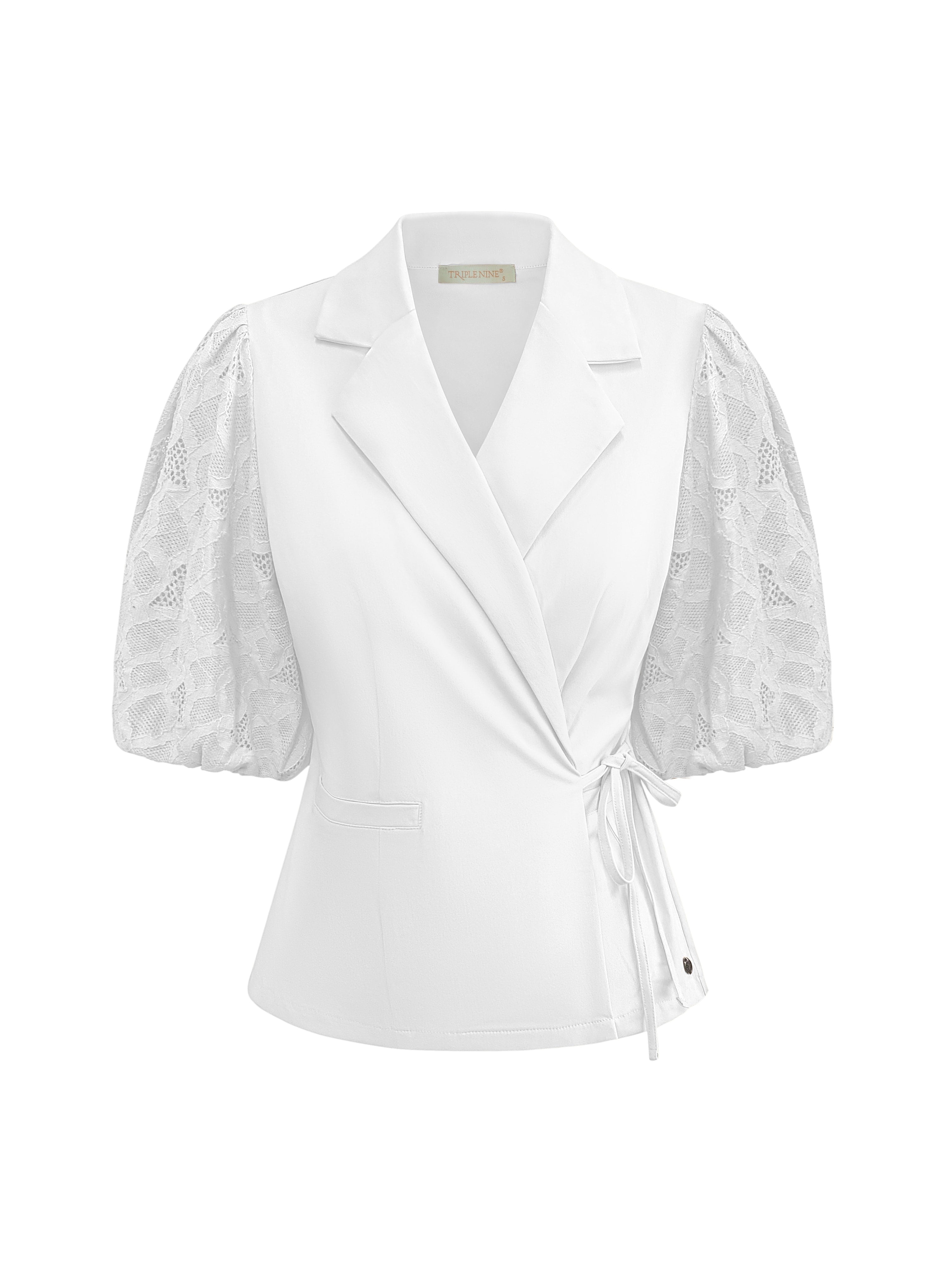 Triple Nine - Travel Blazer Luay Wit - 3909 blazer - Est Voilà