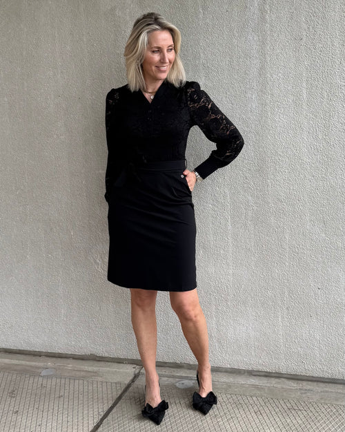 Triple Nine - Travel Jurk Lace Zwart - 51842 Jurk - Est Voilà