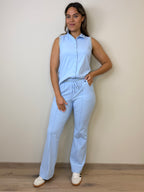 Triple Nine - Travel Blouse Jacky Lichtblauw - 5902 Blouse - Est Voilà