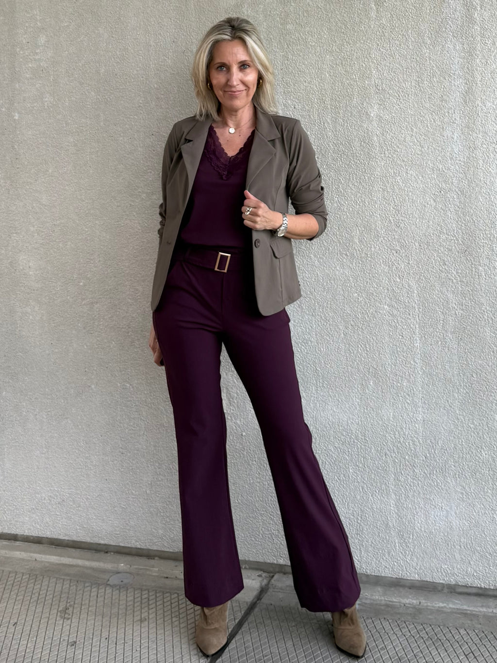 Triple Nine - Travel Blazer Francis Taupe - 3101 Blazer - Est Voilà