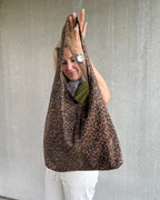 Est Voilà - Tas Luipaardprint Cognac
