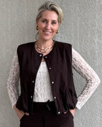 Triple Nine - Kanten Top Lucy Zand Top - Est Voilà