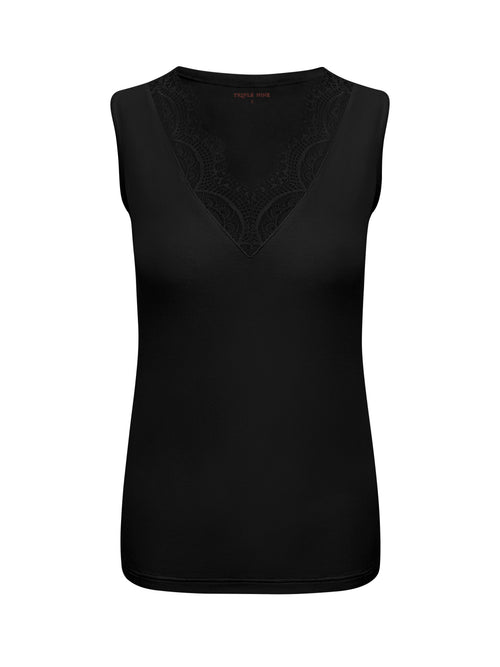 Triple Nine - Cashmere Top Sisi Zwart - 9005 (kopie) top - Est Voilà