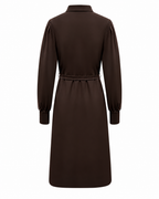 Triple Nine - Travel Jurk Retro Donkerbruin - 51841 Jurk - Est Voilà
