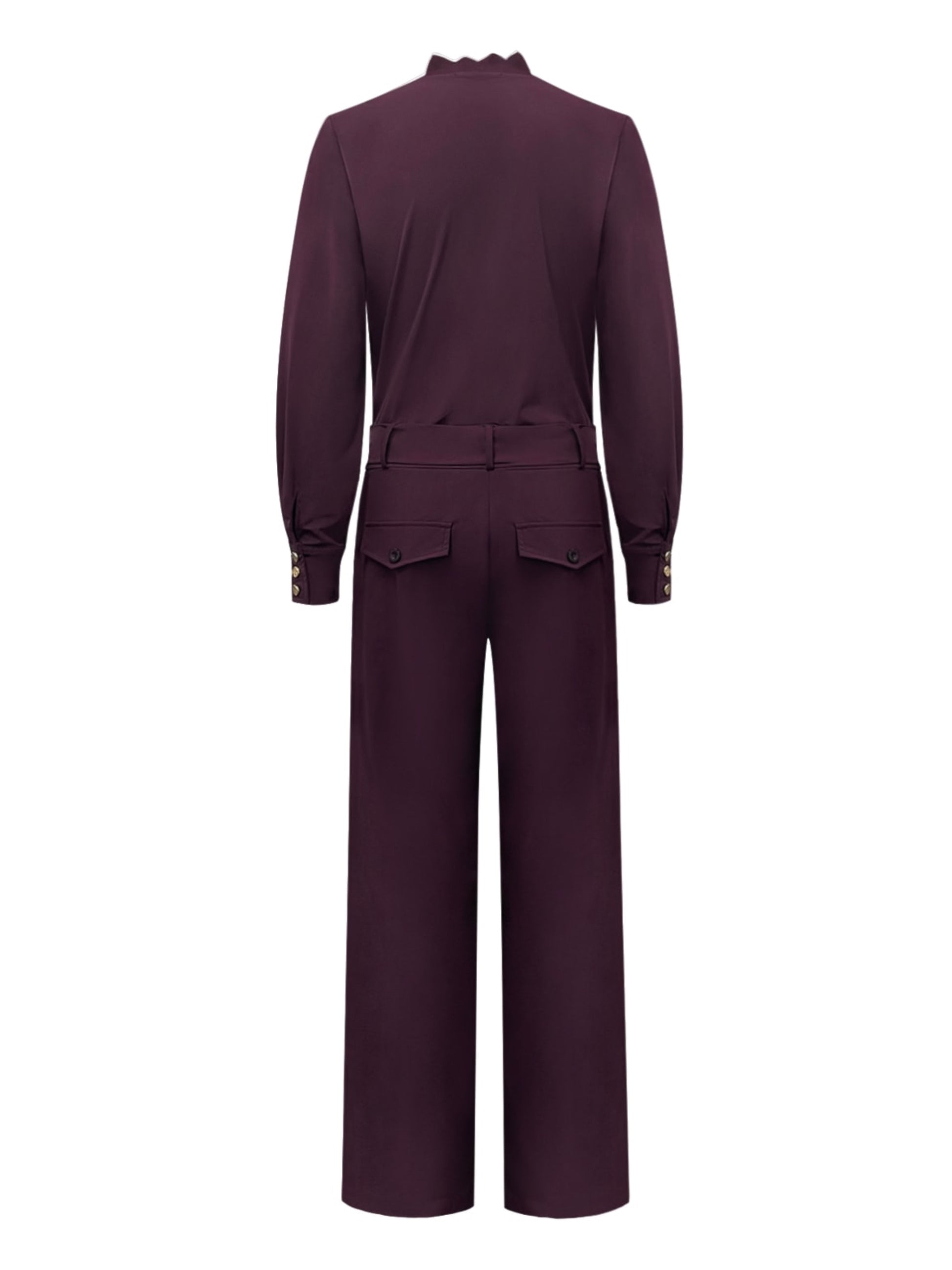 Travel Jumpsuit Milana Aubergine - 51907