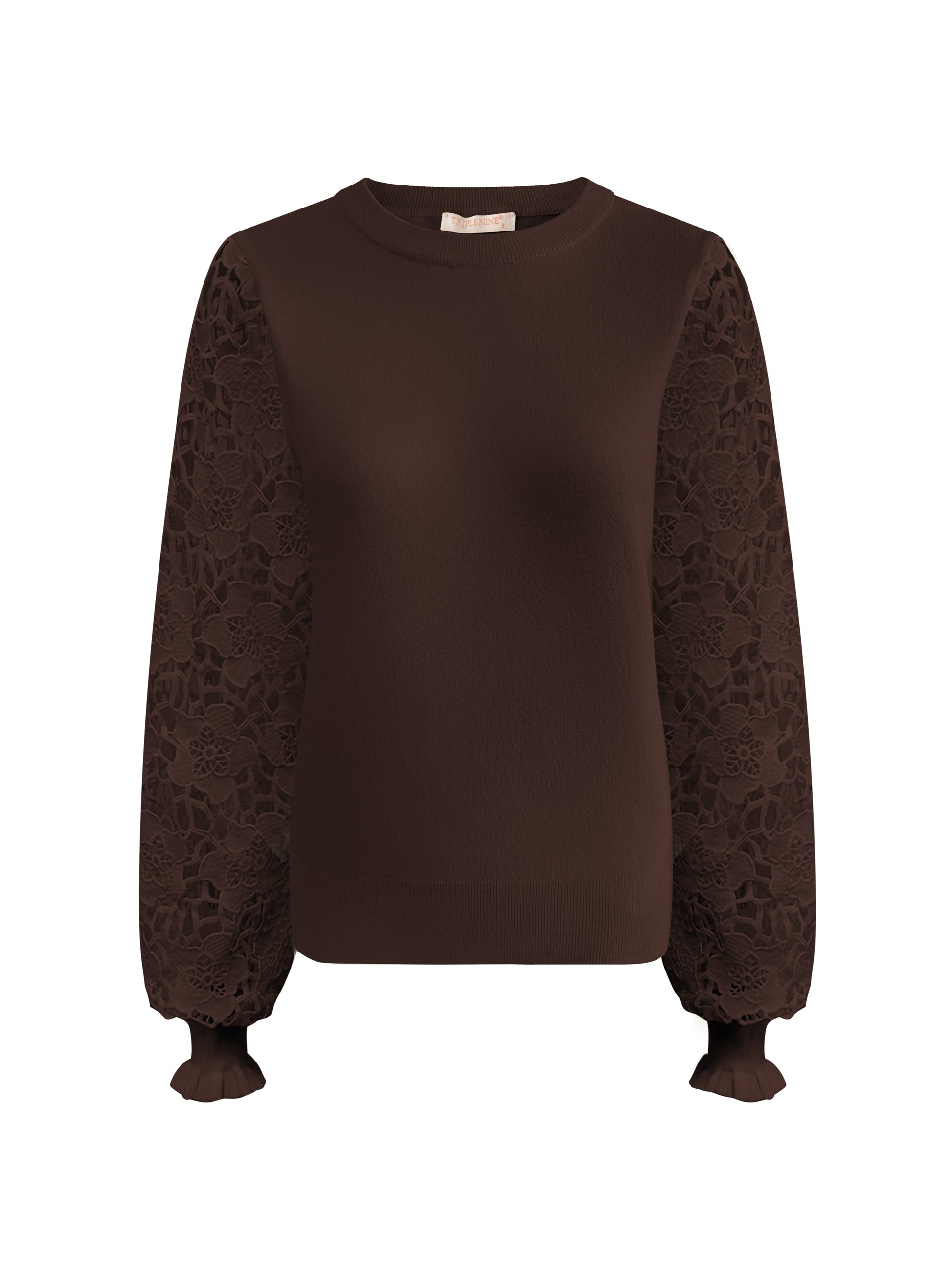 Triple Nine - Trui Louise Donkerbruin - 9006 trui - Est Voilà