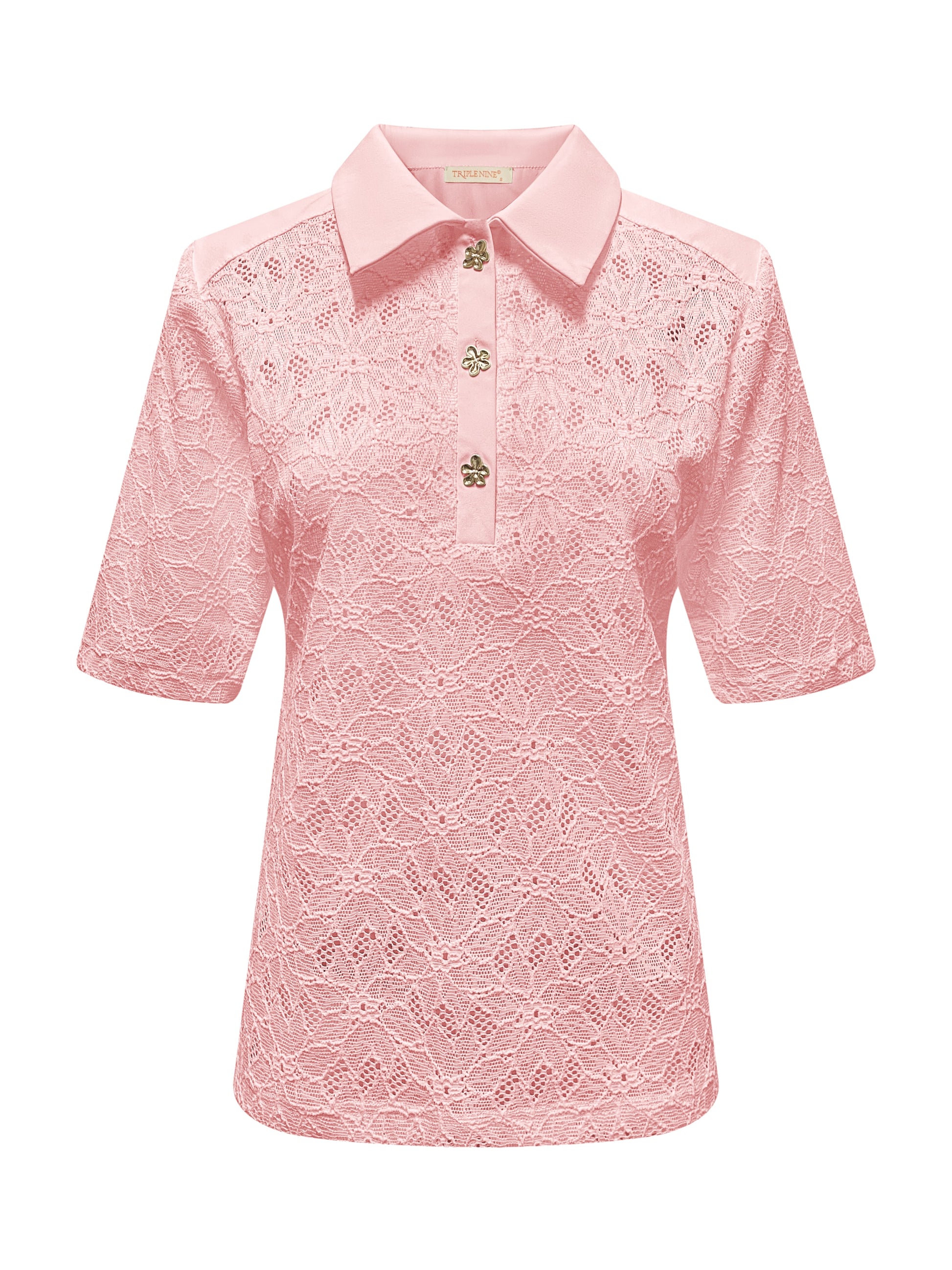 Triple Nine - Travel Top Merel Poederroze - 6948 top - Est Voilà