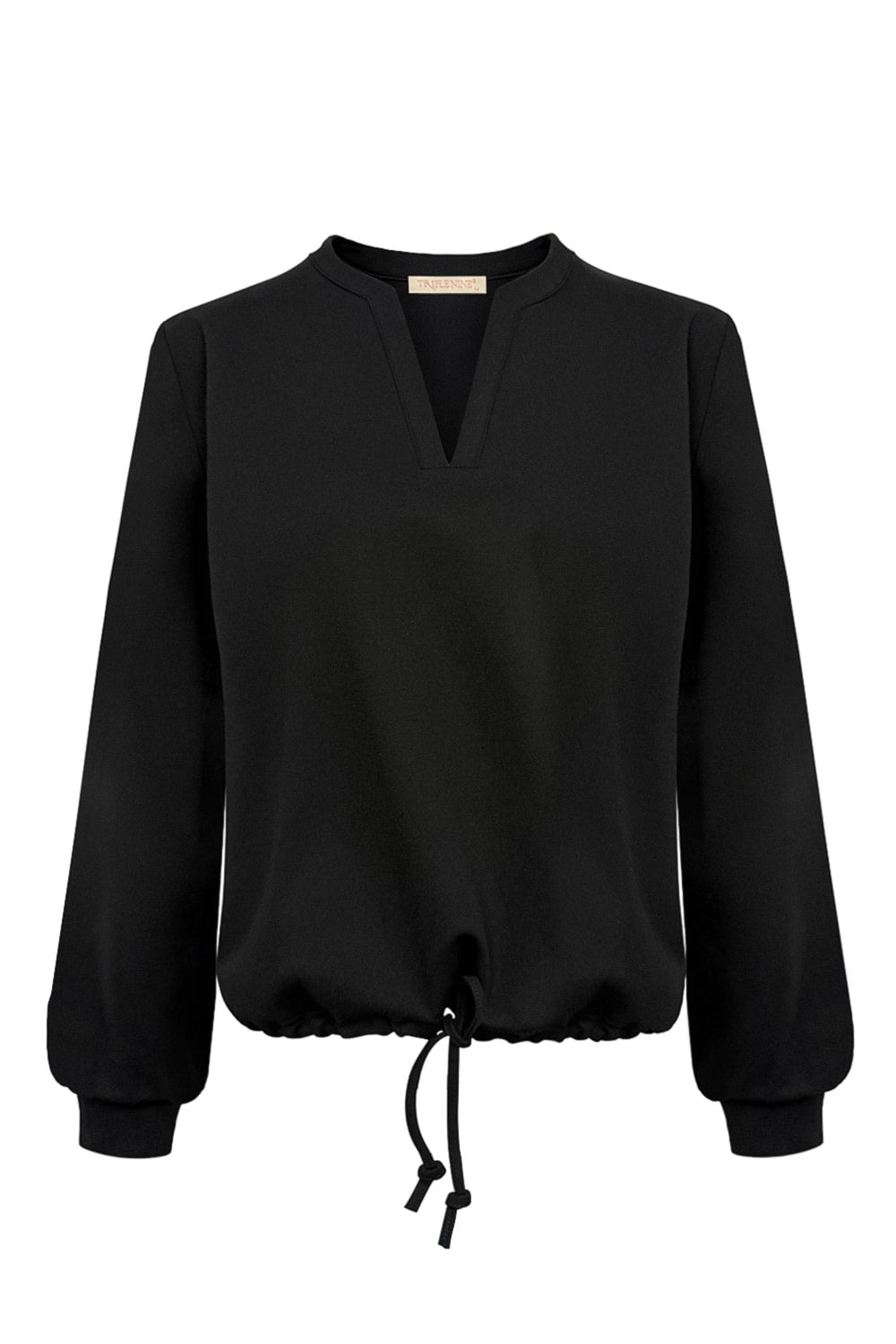 Triple Nine - Punto Top Vinny Zwart - 6934 Top - Est Voilà