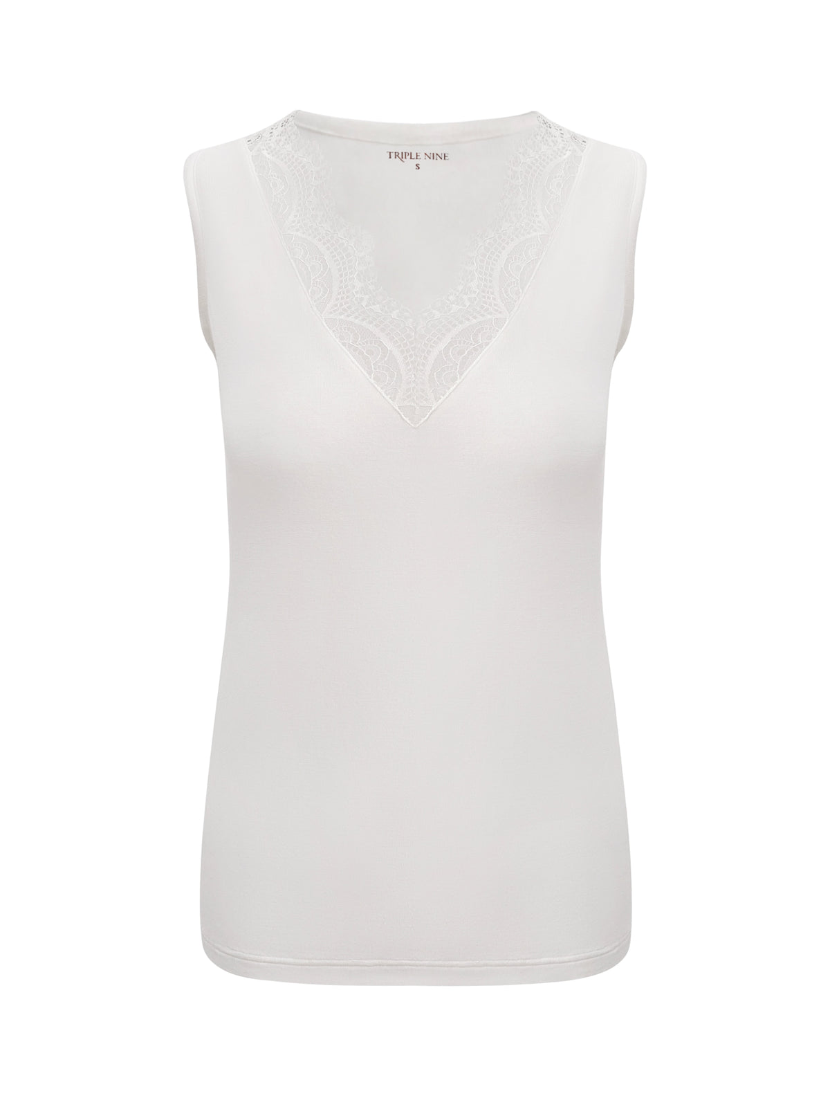 Triple Nine - Cashmere Top Sisi Creme - 9005 top - Est Voilà
