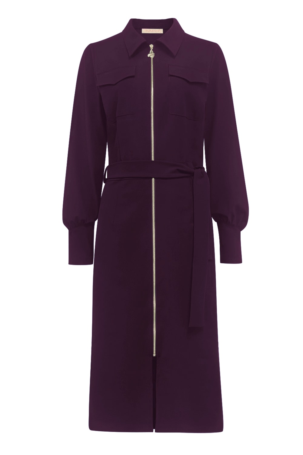 Triple Nine - Travel Jurk Nena Aubergine - 51813