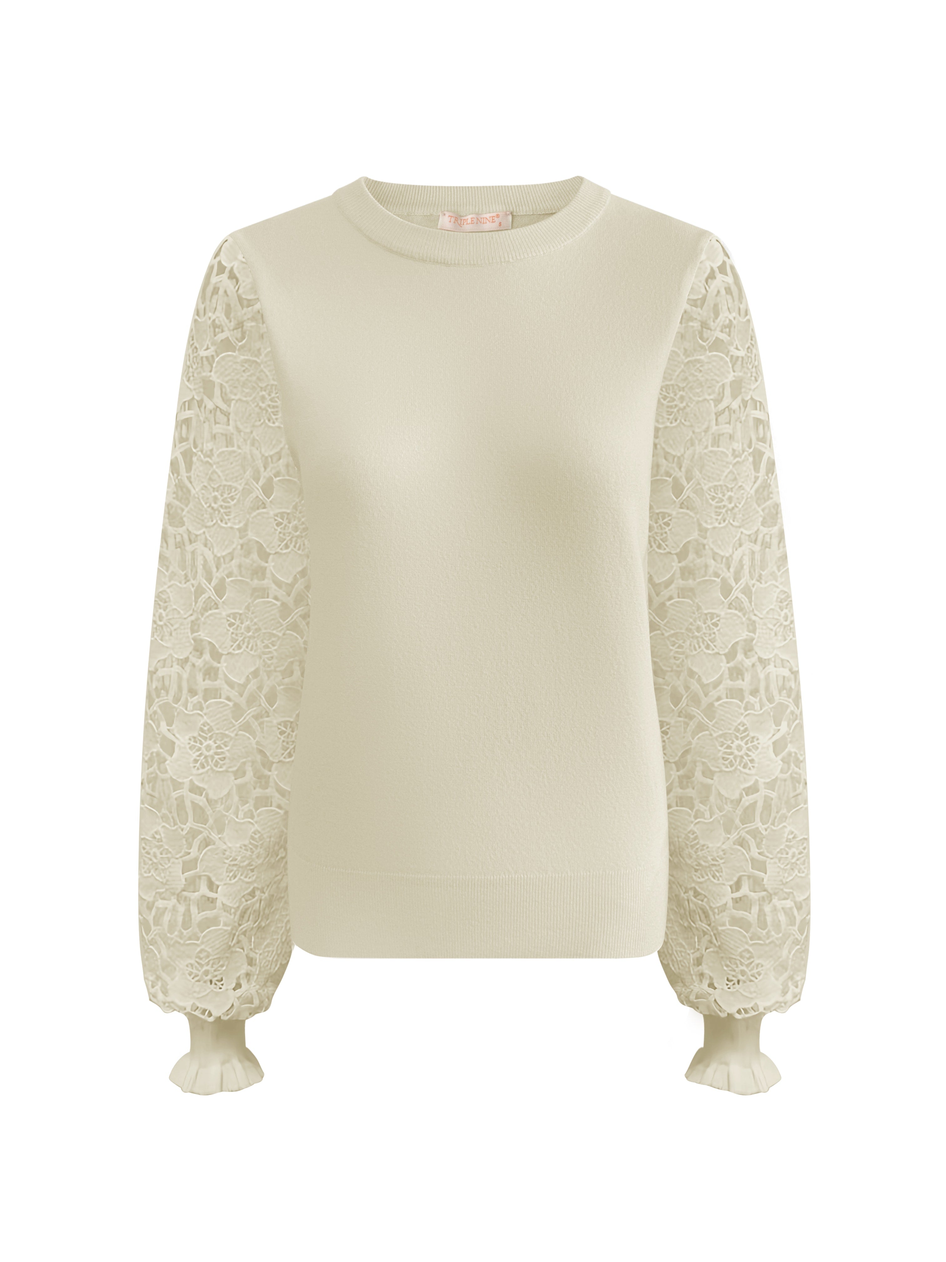 Triple Nine - Trui Louise Creme - 9006 trui - Est Voilà