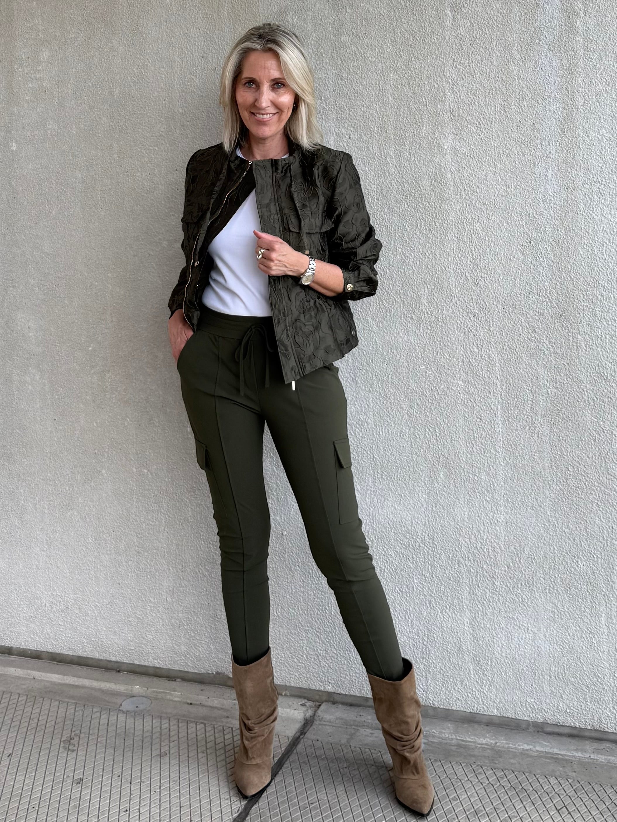Triple Nine - Travel Broek Cargo Olijfgroen - 3001 Broek - Est Voilà