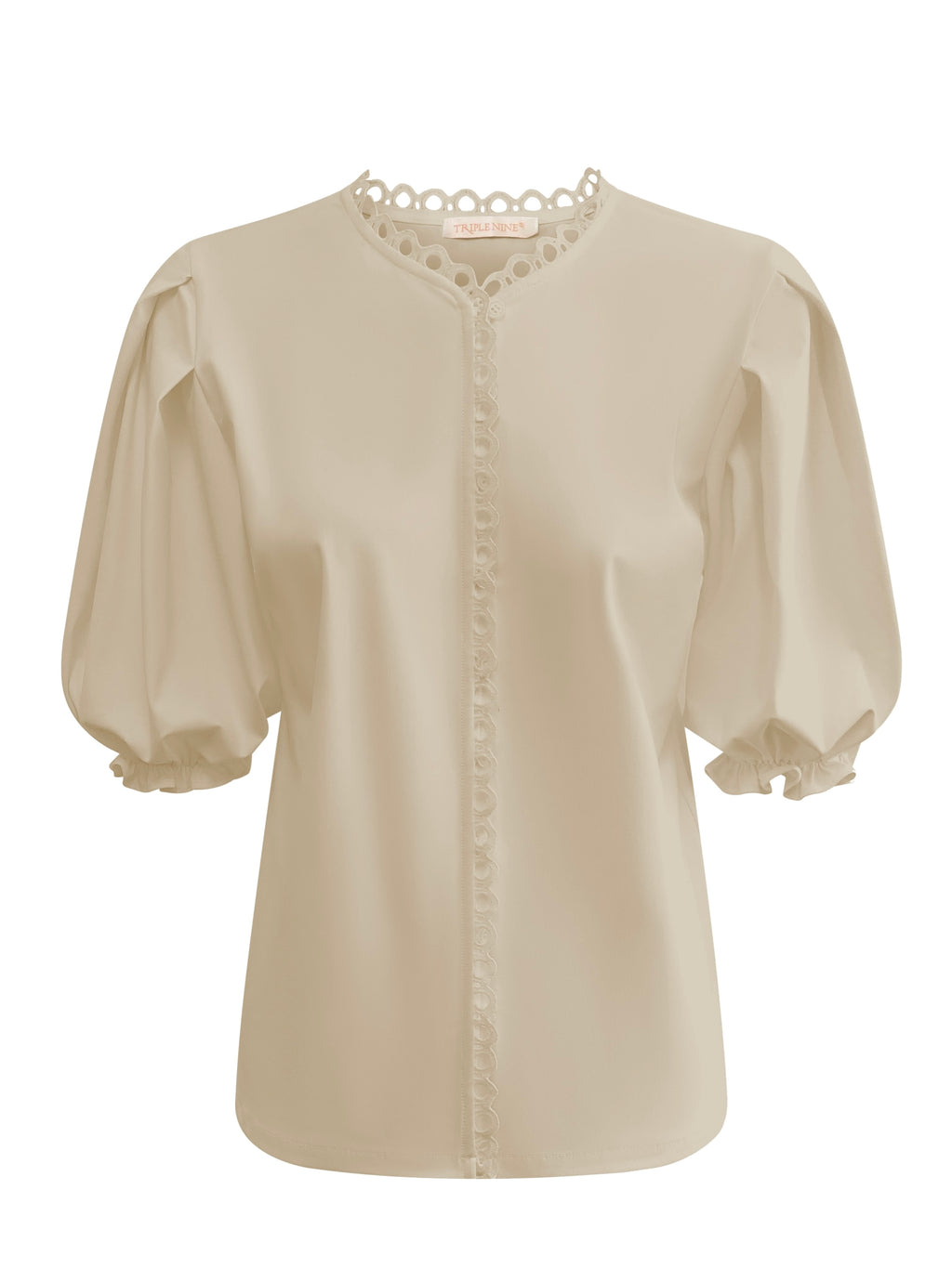 Triple Nine - Travel Blouse Juliette Beige - 5935 Blouse - Est Voilà