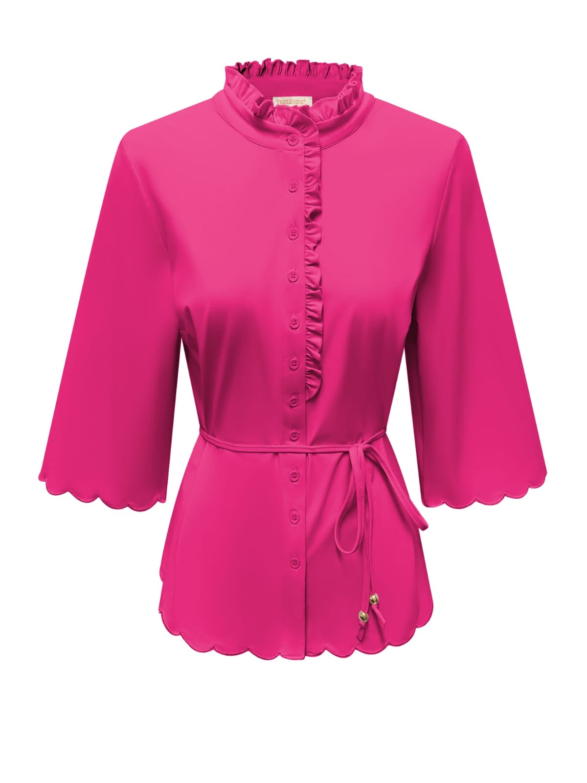 Triple Nine - Travel Blouse Chloé Fuchsia - 5937 Blouse - Est Voilà