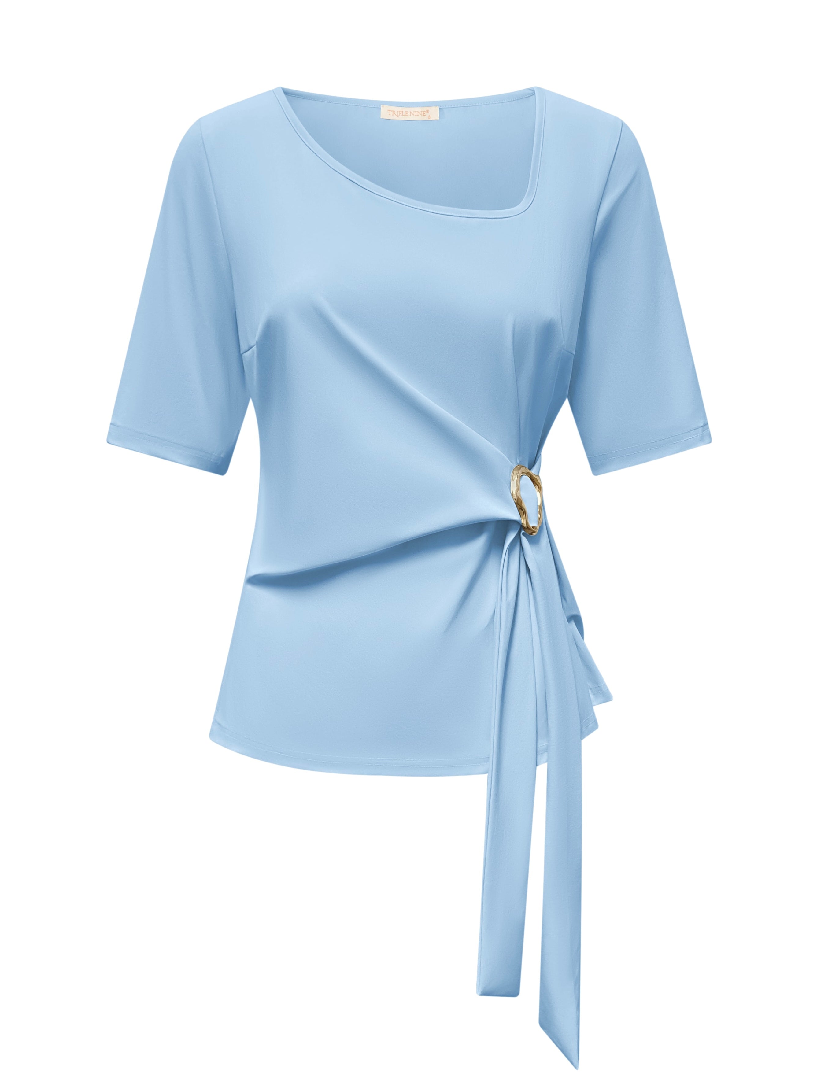 Triple Nine - Travel Top Silvi Lichtblauw - 6944 top - Est Voilà