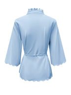 Triple Nine - Travel Blouse Chloé Lichtblauw - 5937 Blouse - Est Voilà