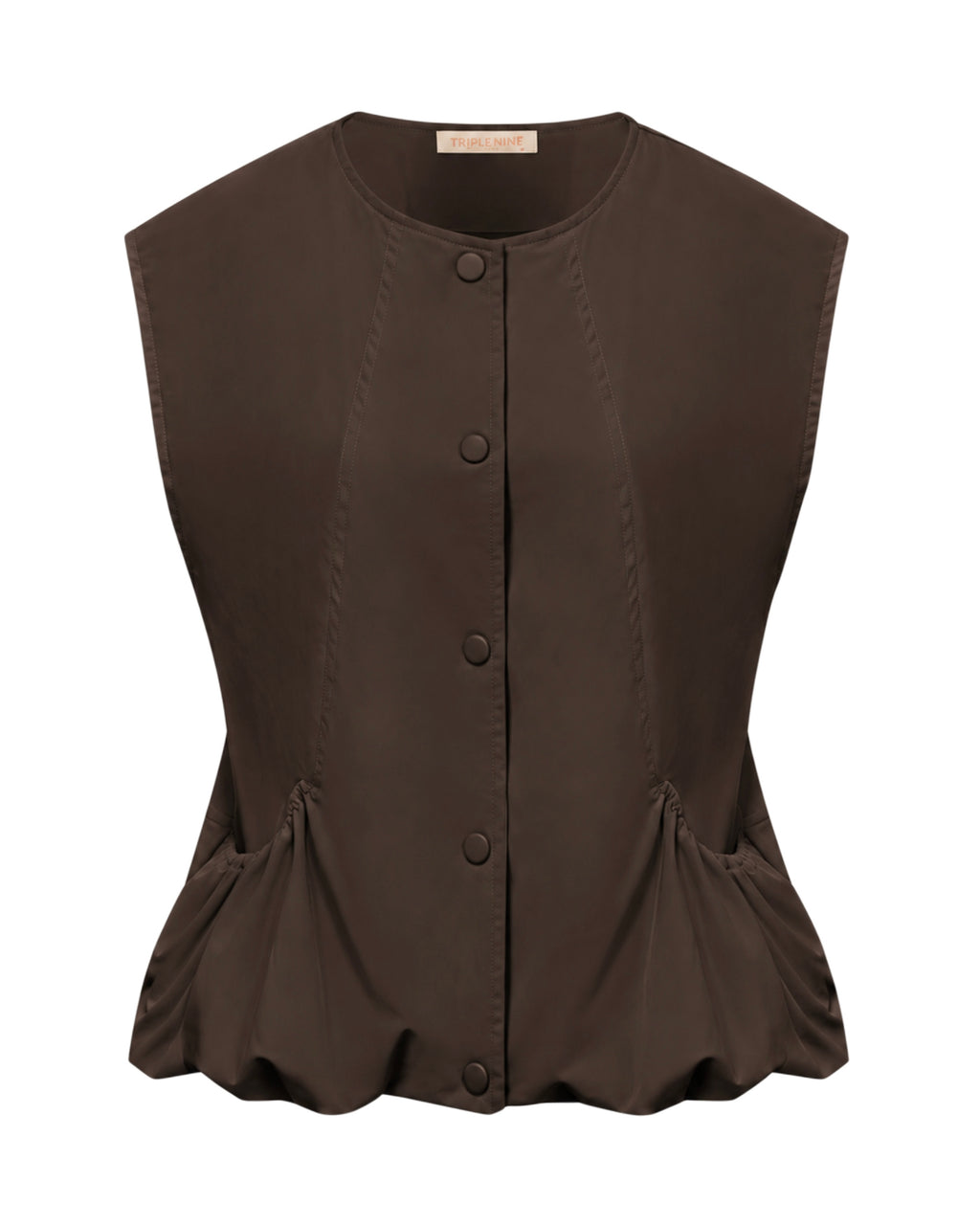 Triple Nine - Bodywarmer Bo Donkerbruin - 92428 Jas - Est Voilà