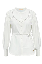 Travel Blouse Ajour Wit - 5925 Blouse - Est Voilà