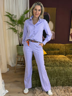 Triple Nine - Travel Broek Fleur Lila - 2301 Broek - Est Voilà