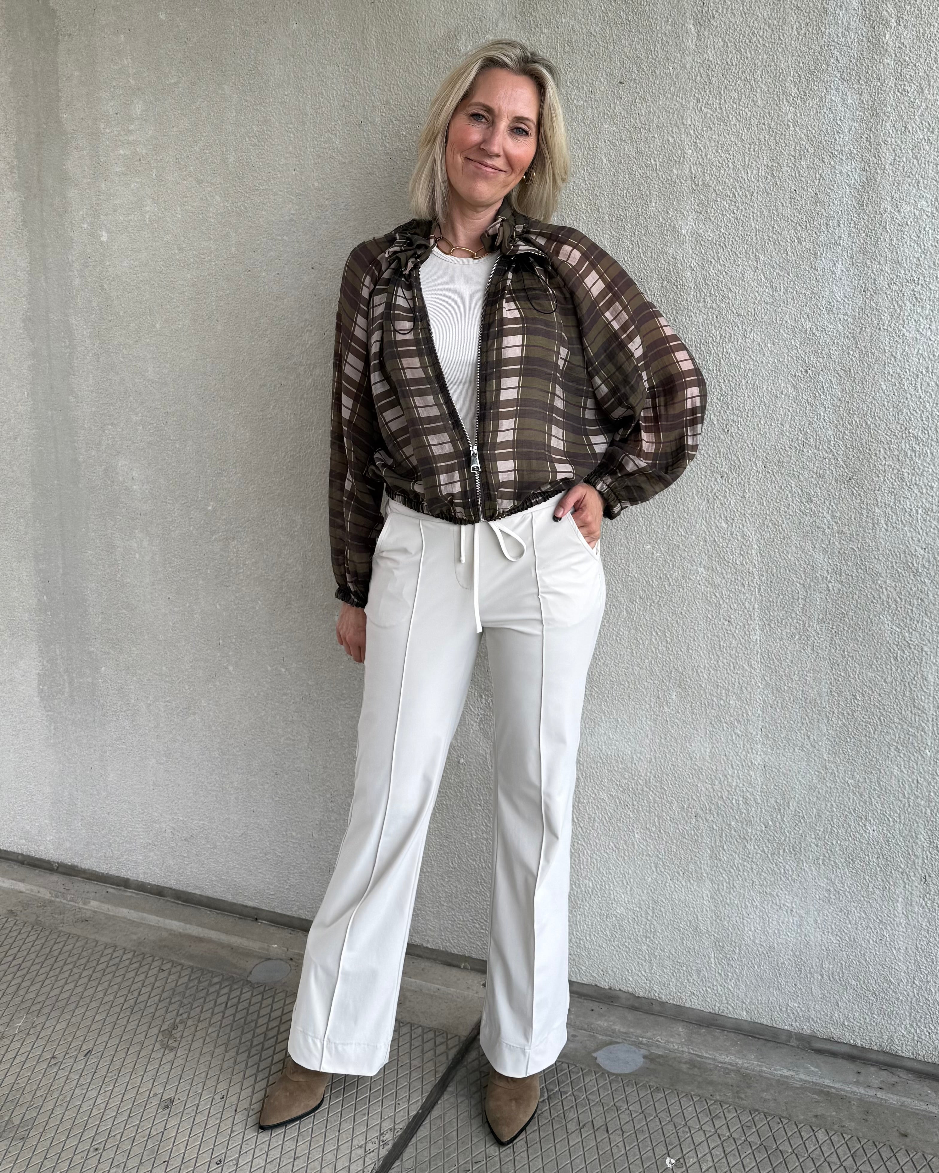 Est Voilà - Blouson Silky Ruit Groen