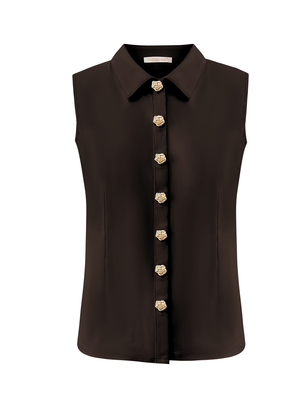 Triple Nine - Travel Blouse Marien Donkerbruin - 5932 Blouse - Est Voilà