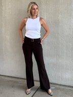 Triple Nine - Travel Broek Joy Donkerbruin - 3002 Broek - Est Voilà