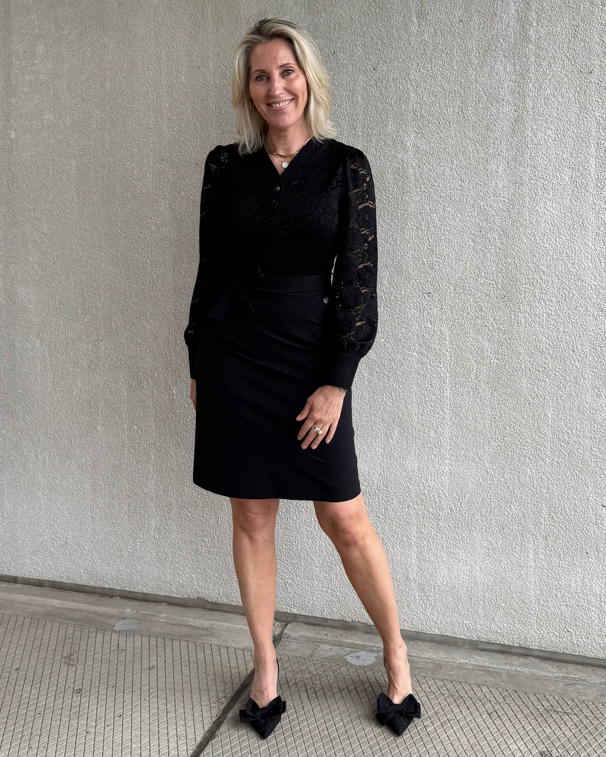 Triple Nine - Travel Jurk Lace Zwart - 51842 Jurk - Est Voilà