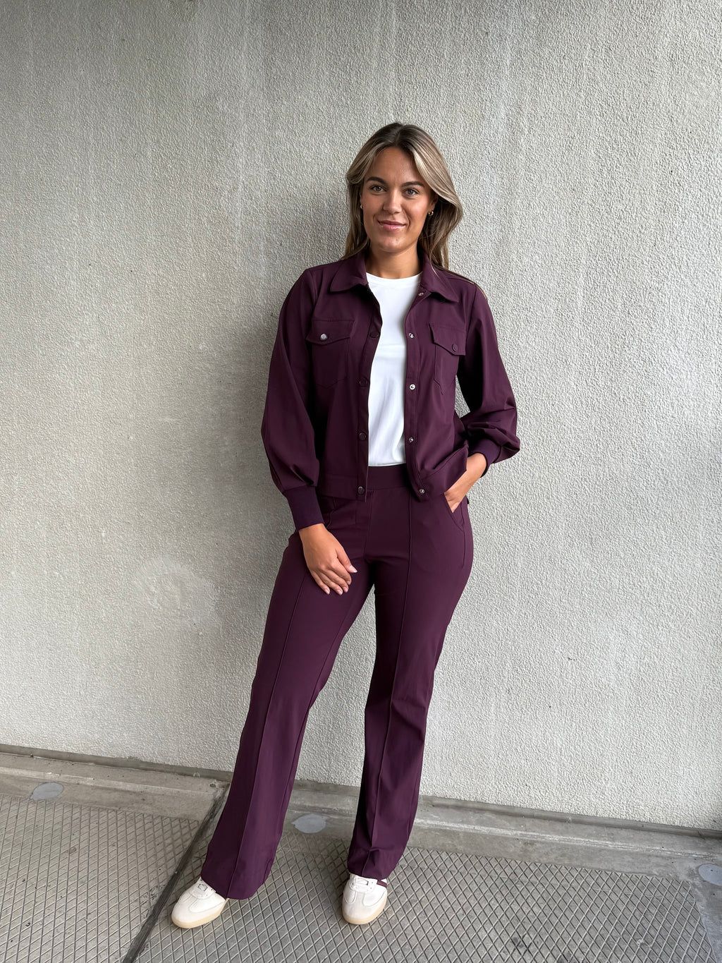 Travel Jas Lisa Aubergine - 92402