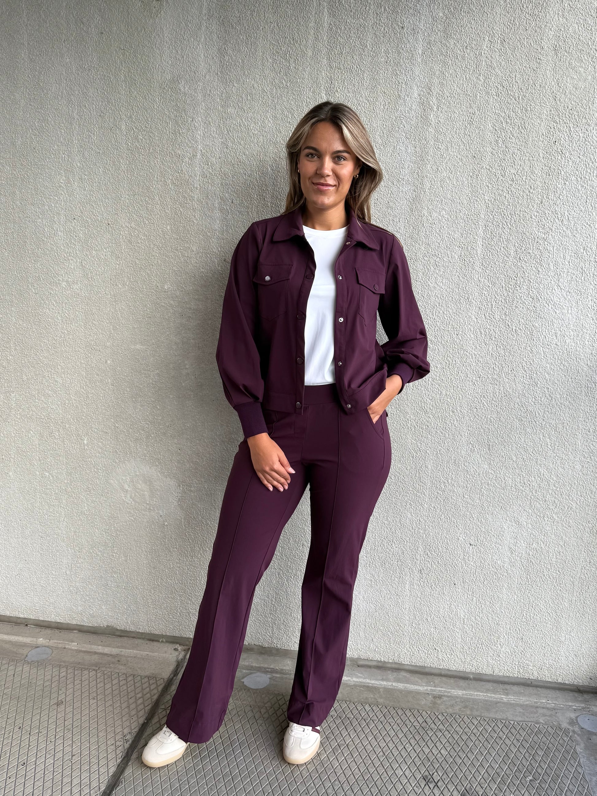 Travel Jas Lisa Aubergine - 92402