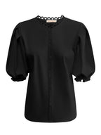 Triple Nine - Travel Blouse Juliette Zwart - 5935 Blouse - Est Voilà