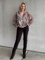 Blouse Dani Luipaard Dessin - Peet kleding
