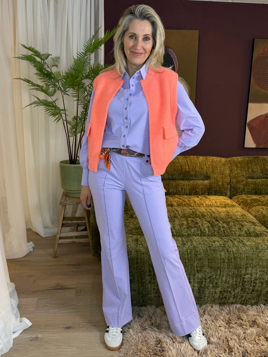 Triple Nine - Fluffy Gilet Inky Koraal - 9001 Vest - Est Voilà