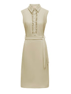 Triple Nine - Travel Jurk Elodie Beige - 51823 Jurk - Est Voilà