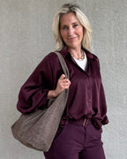 Est Voilà - Tas Croco Taupe