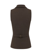Triple Nine - Travel Gilet Maya Donkerbruin - 92417 Blazer - Est Voilà